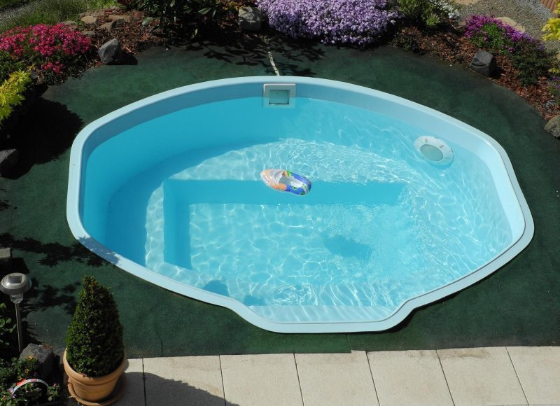 GFK SCHWIMMBECKEN VINCENT / GFK POOL / 285x230x85 / GFK WELLNESSOASE