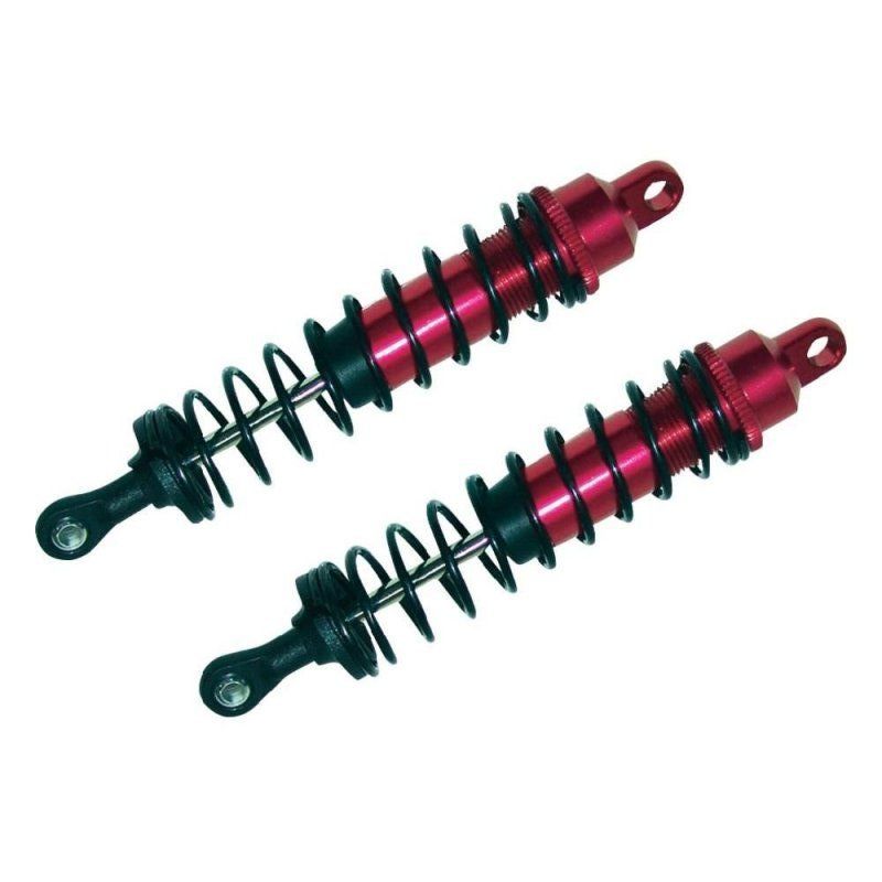 mit Federn Schwarz 126 mm Reely 1:8 Aluminium-Öldruckstoßdämpfer Blau metallic