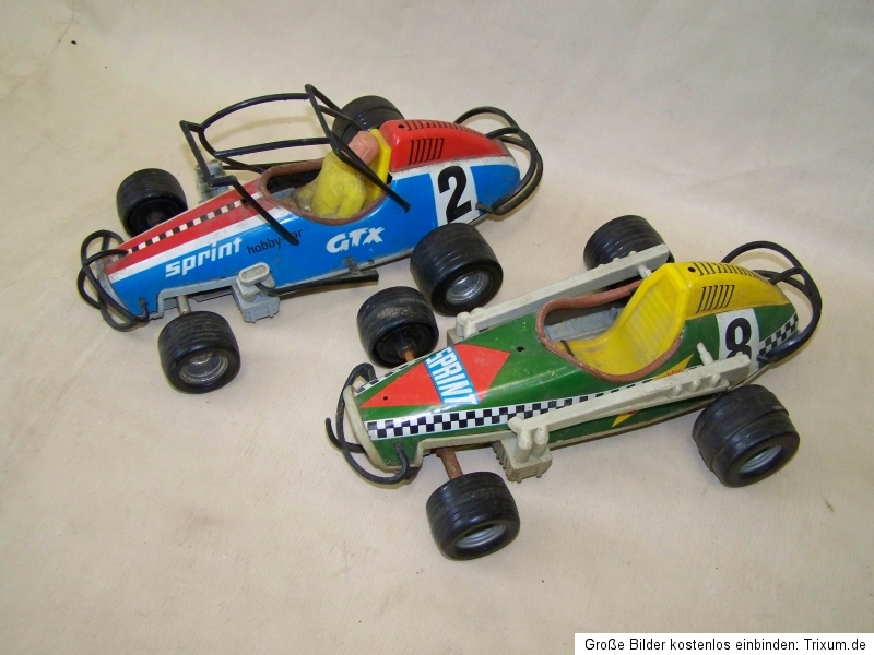2x Toy Racing Cars Sprint Race Cars eBay