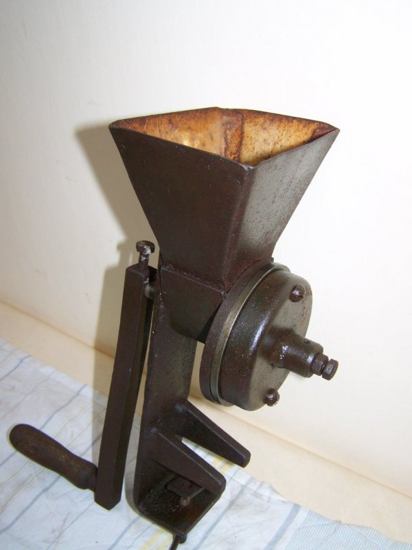 Antique Grain Mill, Grain Mill, Mill, Grain Mill, Poppy Seed Grinder