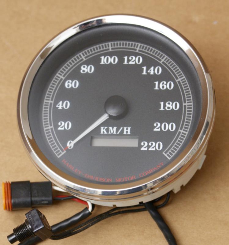 HARLEY ORIGINALE TACHIMETRO SPEEDOMETER km/h Road King Dyna Softail 96