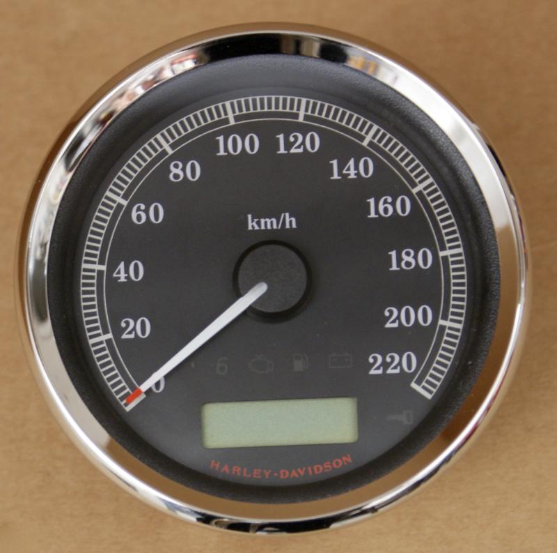 HARLEY ORIGINAL TACHO SPEEDOMETER KM/H ELEKTRONISCH DYNA SPORTSTER