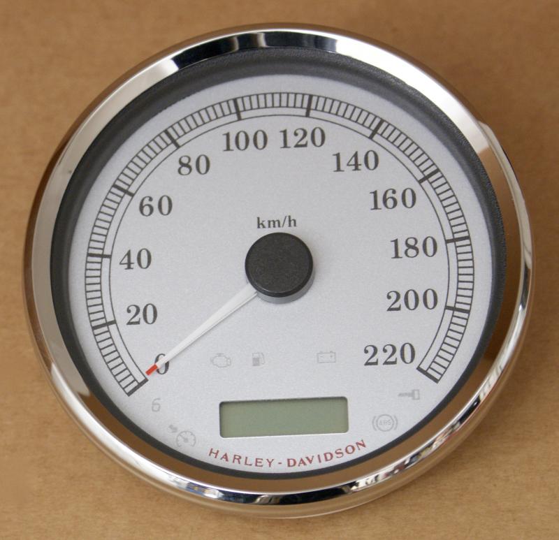 HARLEY ORIGINAL TACHO SPEEDOMETER KM/H ELEKTRONISCH DYNA FAT BOB