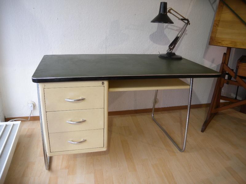 Mauser Schreibtisch Stahlrohr Möbel Art Deco Desk Bauhaus