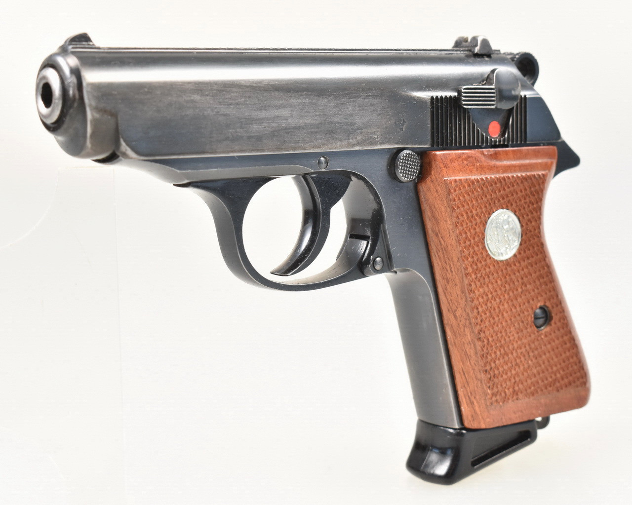 Walther Ulm Pistole Modell Ppk Im Kaliber Lr Mit Holzgriffschalen