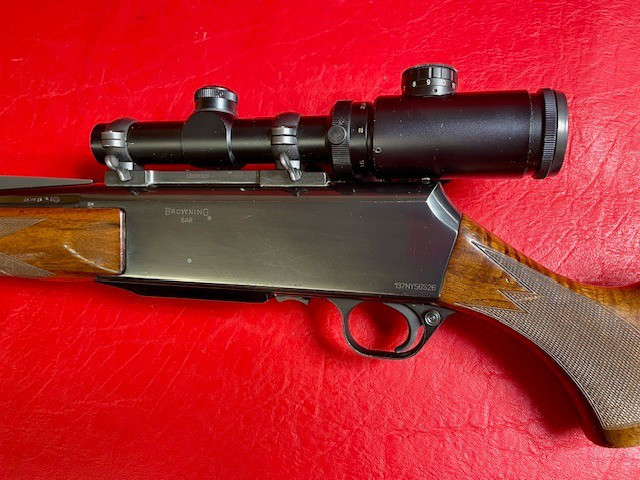 halbautomatische Büchse im Kaliber 9 3x62 Browning Bar eGun