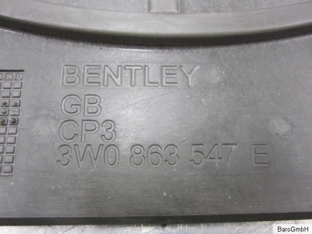 Bentley Continental GT 2007 Abdeckung Deckel Reserverad Kofferraum 3W0863547E
