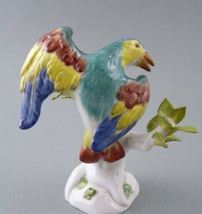 NP 842,  € Meissen Paradiesvogel 1.Wahl Figur Bird 77061 Vogel