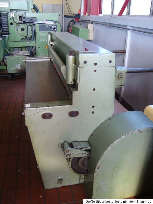 Tafelschere Blechschere HSK S Blechschneidmaschine 5mm 1530mm BJ77