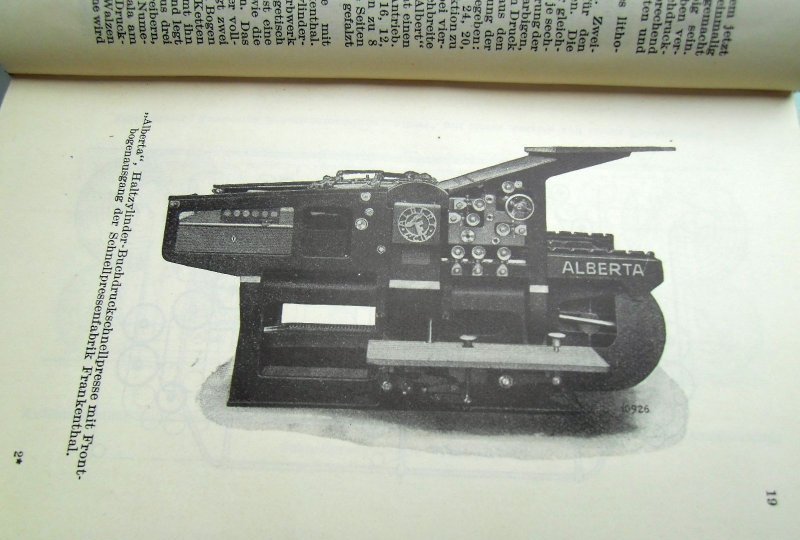 BUCHDRUCKER Lexikon Drucktechnik Grafik Schriftsetzer Druckmaschinen