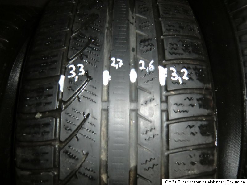 Audi Alufelgen mit Winterreifen 235/60 R16 Continental Reifen M&S 7