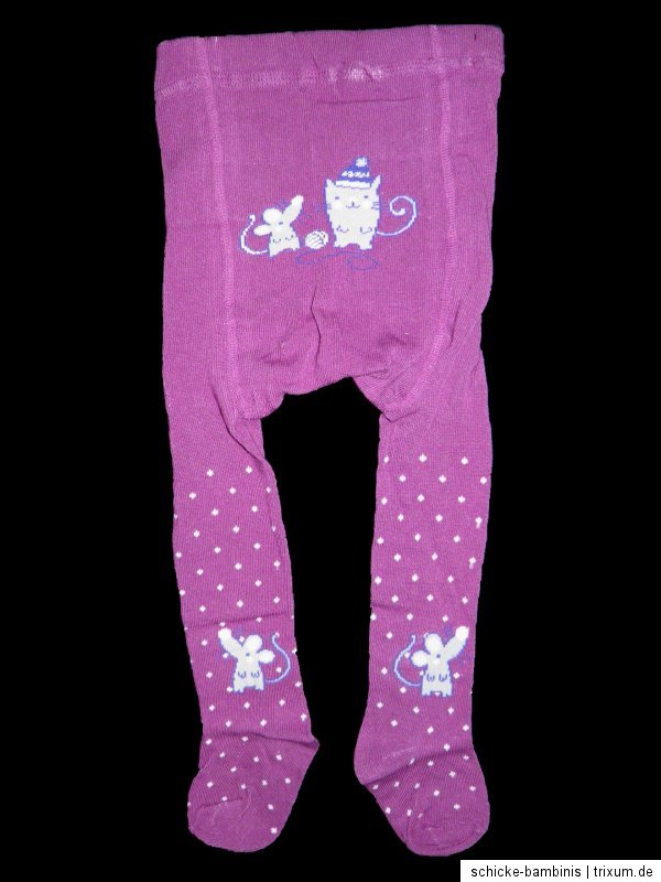 Strumpfhose Po Motiv Baby Ebi & Ebi lila blau rosa 50 56 62 68 74 80