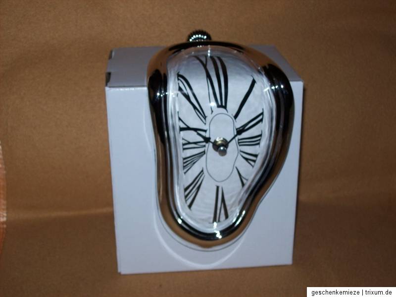 Uhr Kantenuhr Kantensitzer Salvador Dali schmelzende Uhr