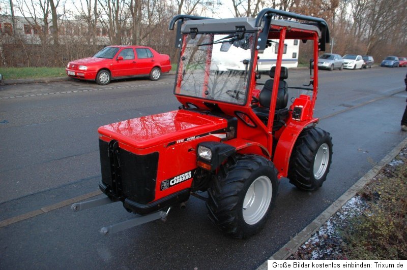 Carraro 4400 TTR Tigretrac Kommunaltraktor Wendesitz nur 890Bh