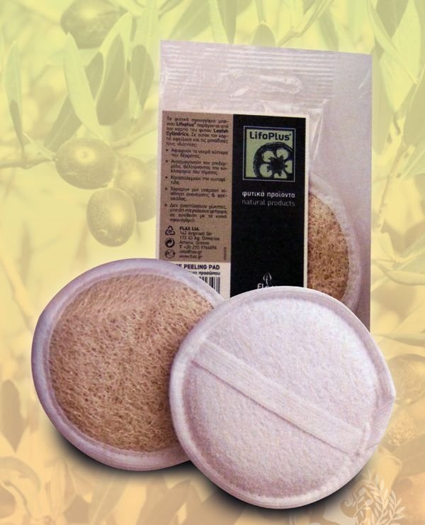 Luffa Face Pad deluxe Gesichtsreinigung Naturprodukt Durchmesser 10