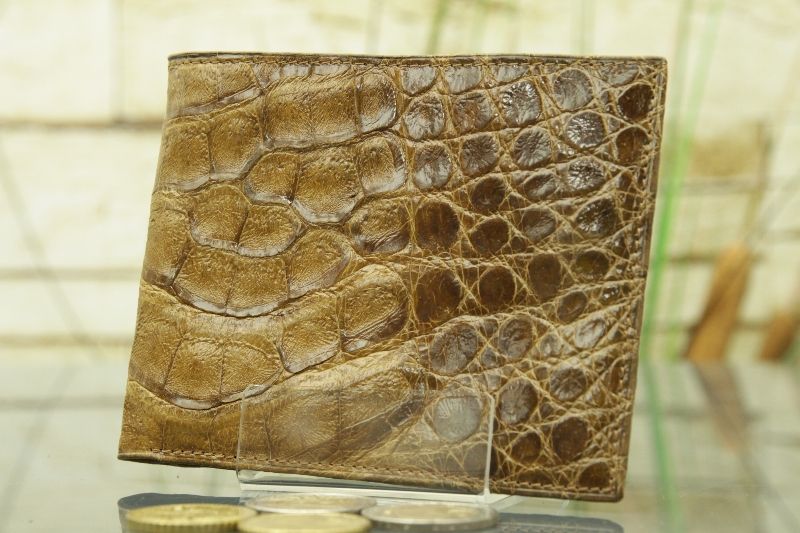 "KRALLE" Geldbeutel/Portemonnaie Krokodlils-Leder. Wallet, crocodile