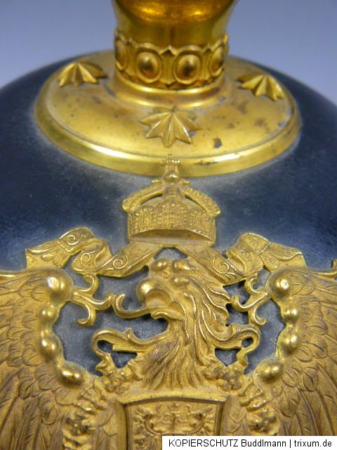 Sehr schöne Pickelhaube Reichsgendarmerie Elsass Lothringen