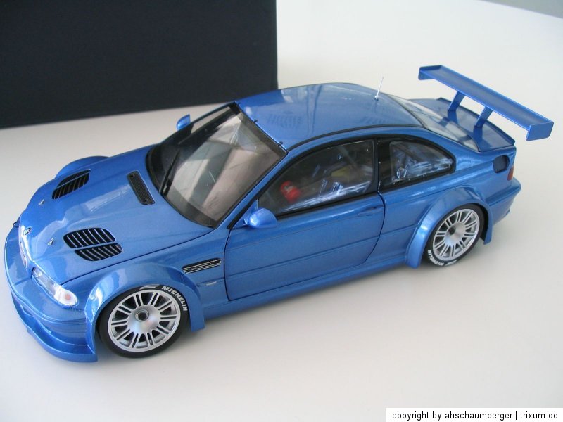 BMW M3 GTR estorilblau 118 Minichamps 80430302540 NEU