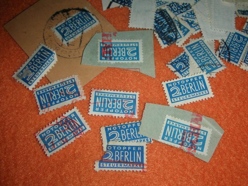 Berlin Notopfer Steuermarke 2 Pf. großes Konvolut unzählige Marken eBay