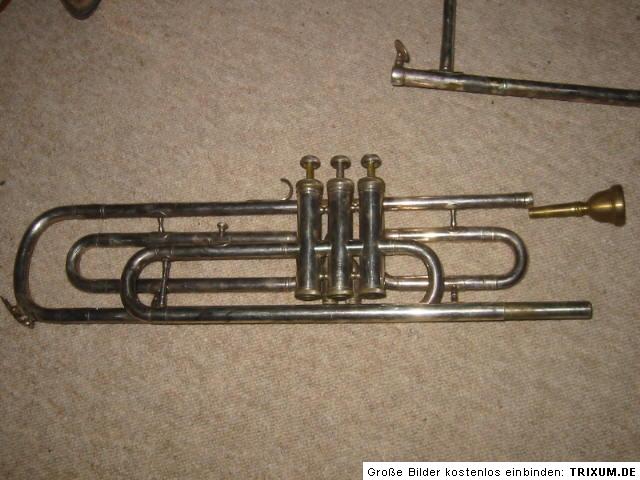 old Bb  trombone by Amati with valves  