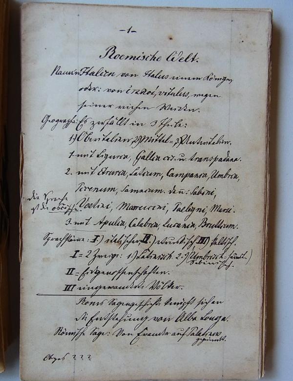 1866/67 Alte Geschichte (Rom, Griechenland), 364 Seiten