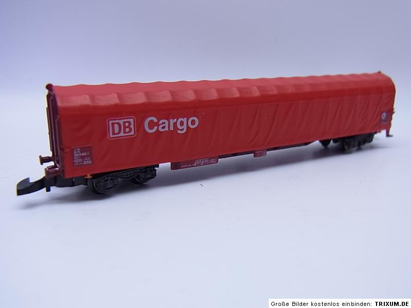 LOT 688  Neuwertige Märklin Miniclub 82420 Schiebeplanwagen Cargo in