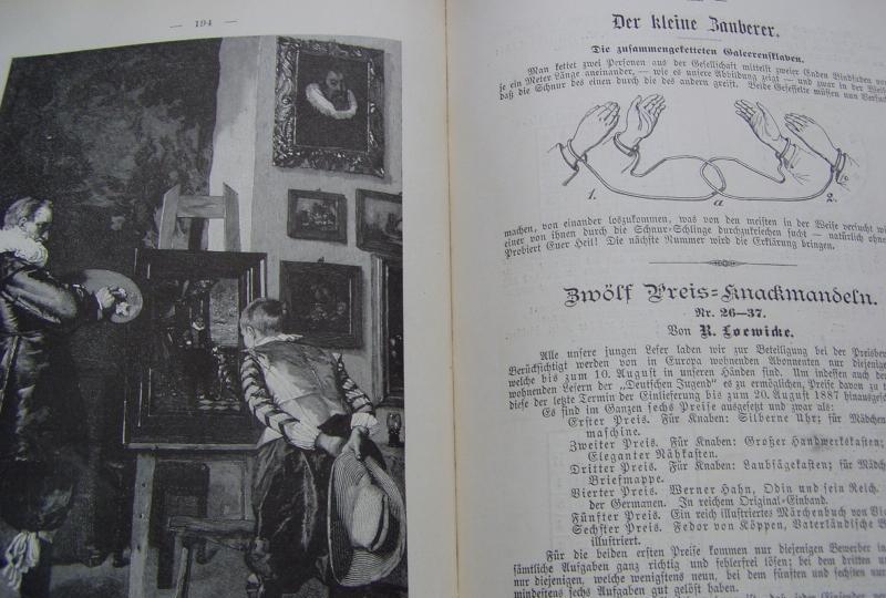 DEUTSCHE JUGEND Bd 4 J Lohmeyer 1887 Kinderzeitschrift Erzählungen 