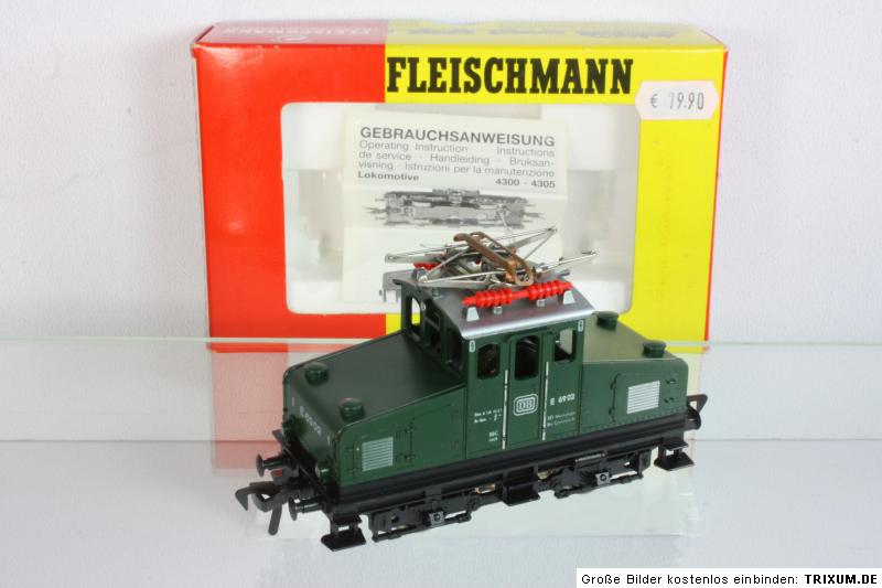 Fleischmann 4305 Elektro Lok BR E69 02 grüne Ausführung der in OVP