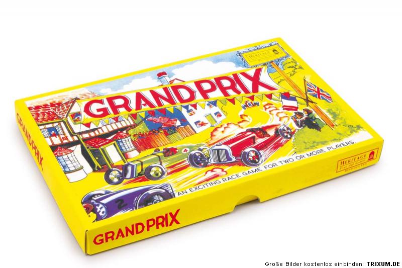 Nostalgiespiel Autorennen Grandprix nostalgisches Brettspiel 