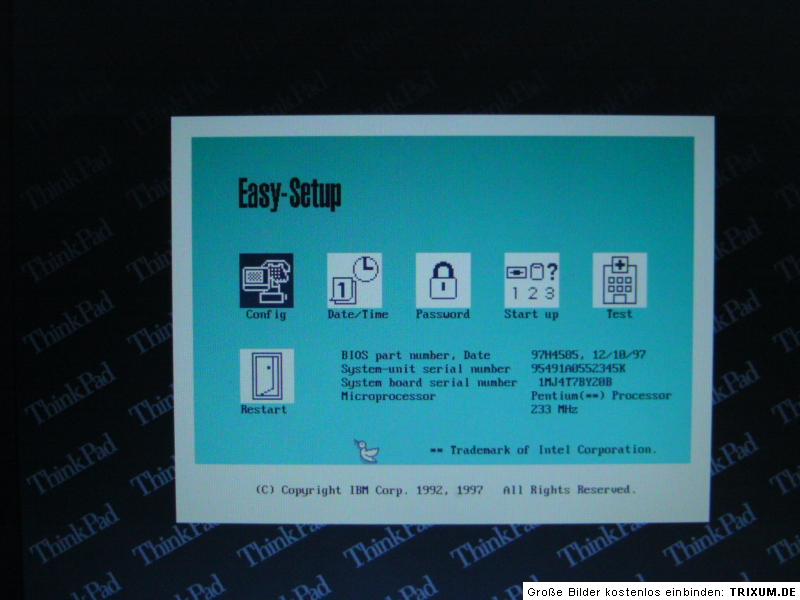 IBM Thinkpad 770 /770E Nostalgiker Notebook Laptop