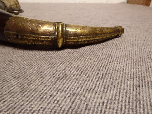 Gebrauchtes Horn French Horn Waldhorn Mit Mundstück Und Tasche
