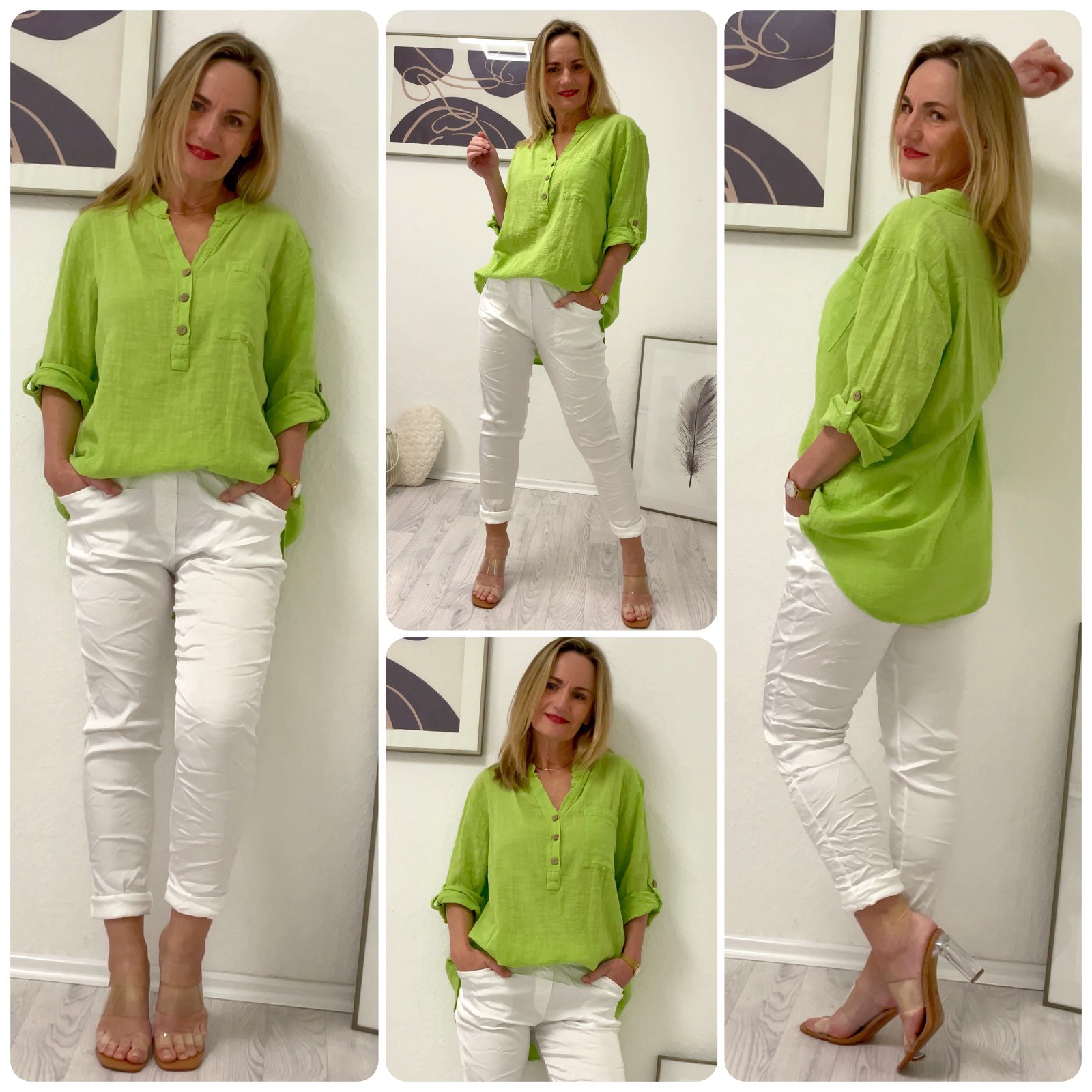 bluse grün 42