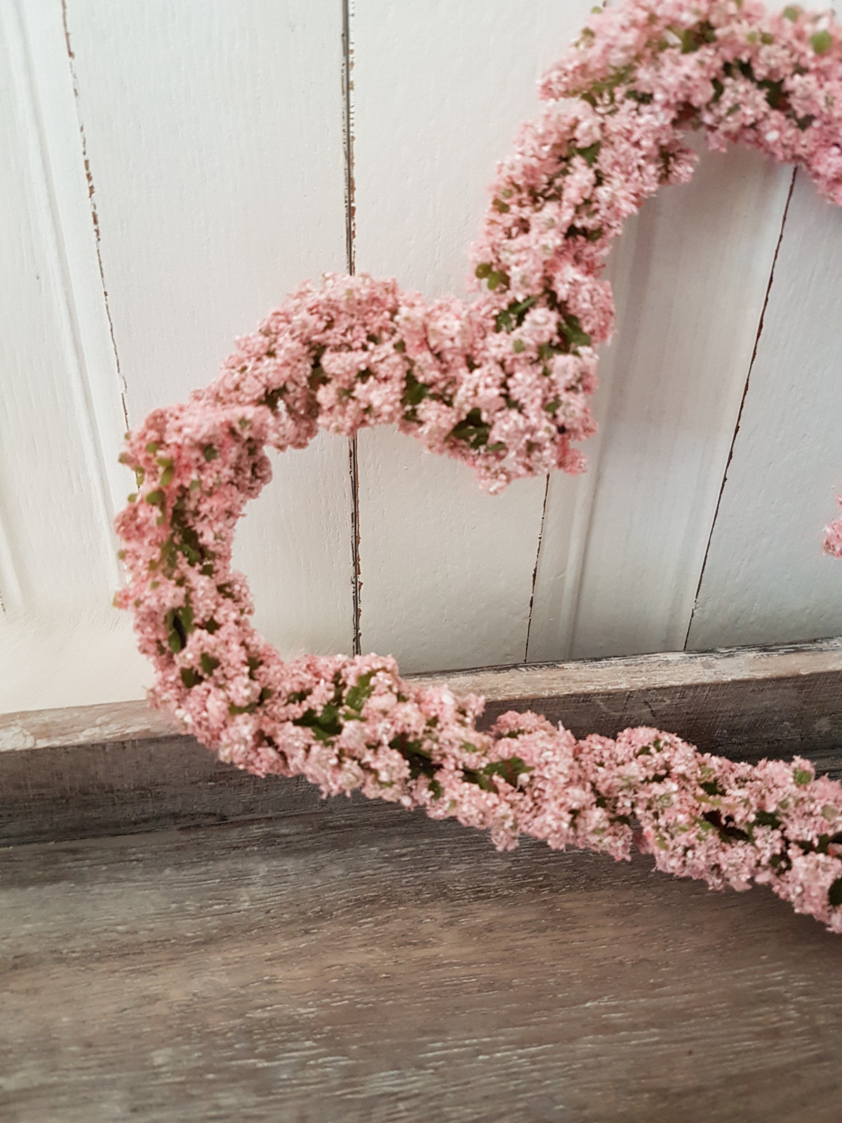 Schleierkraut Herz rosa knstlich Gypsophila 18 cm Dekoherz Kommunion  Hochzeit | eBay.de