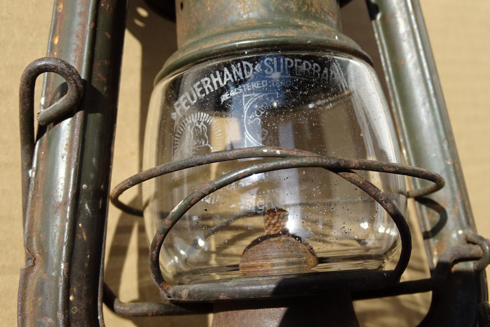 FEUERHAND 176 WW2 Pilzkopf Wehrmacht Sturmlaterne mit
