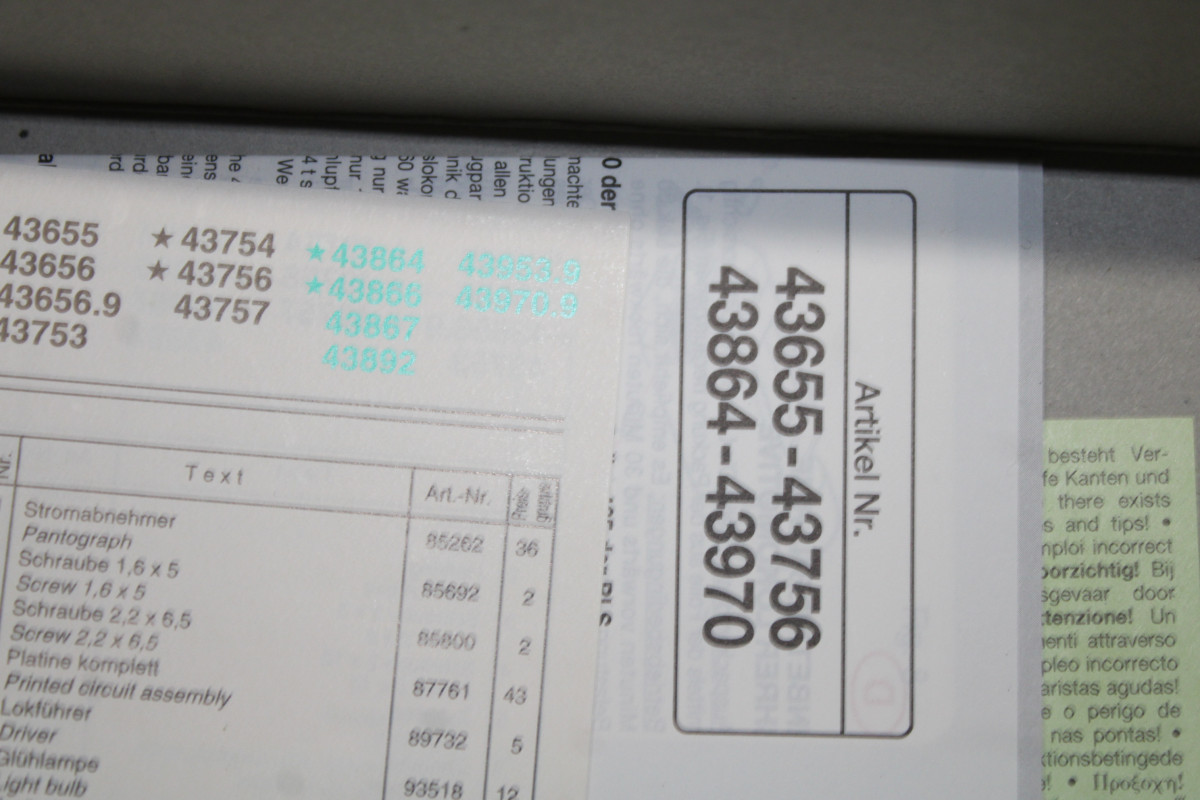 Roco 43754 DCC Digital Elok Serie 460 022-7 SBB 100 Jahre TCS Spur