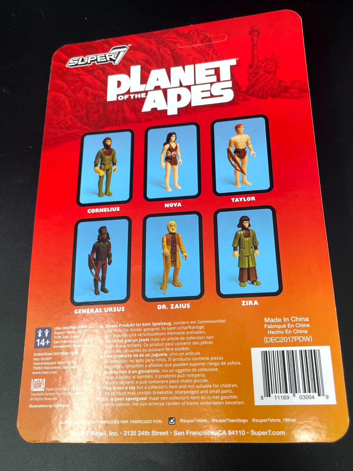 Super7 - ReAction - Planet of the Apes - Planet der Affen - Zira