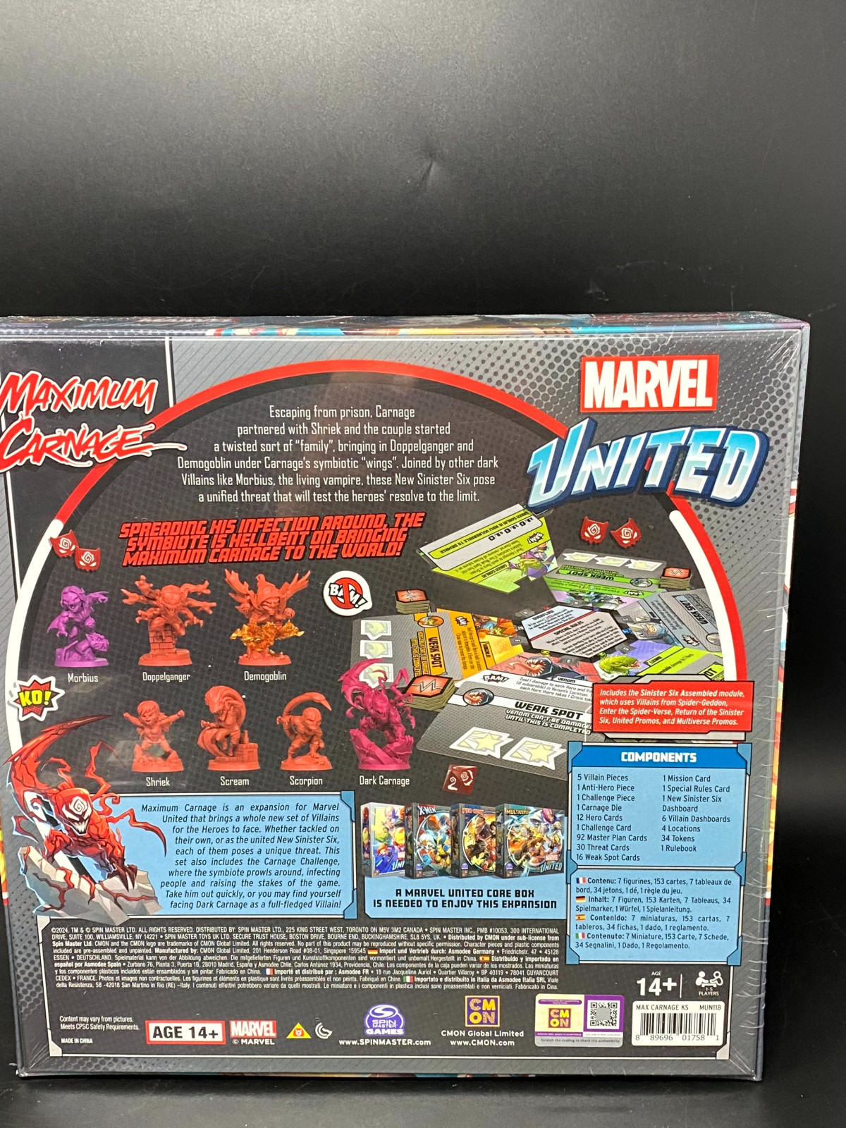 Marvel United Multiverse - Kickstarter Exclusive - Maximum Carnage